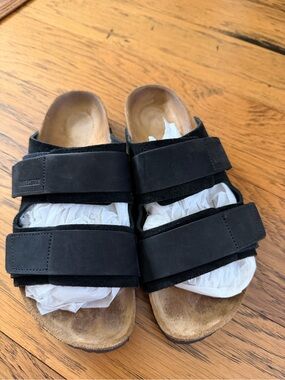 Birkenstock Black Two-Strap women Sandals